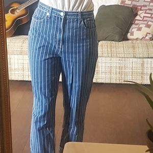Striped blue/white American Eagle Jeans